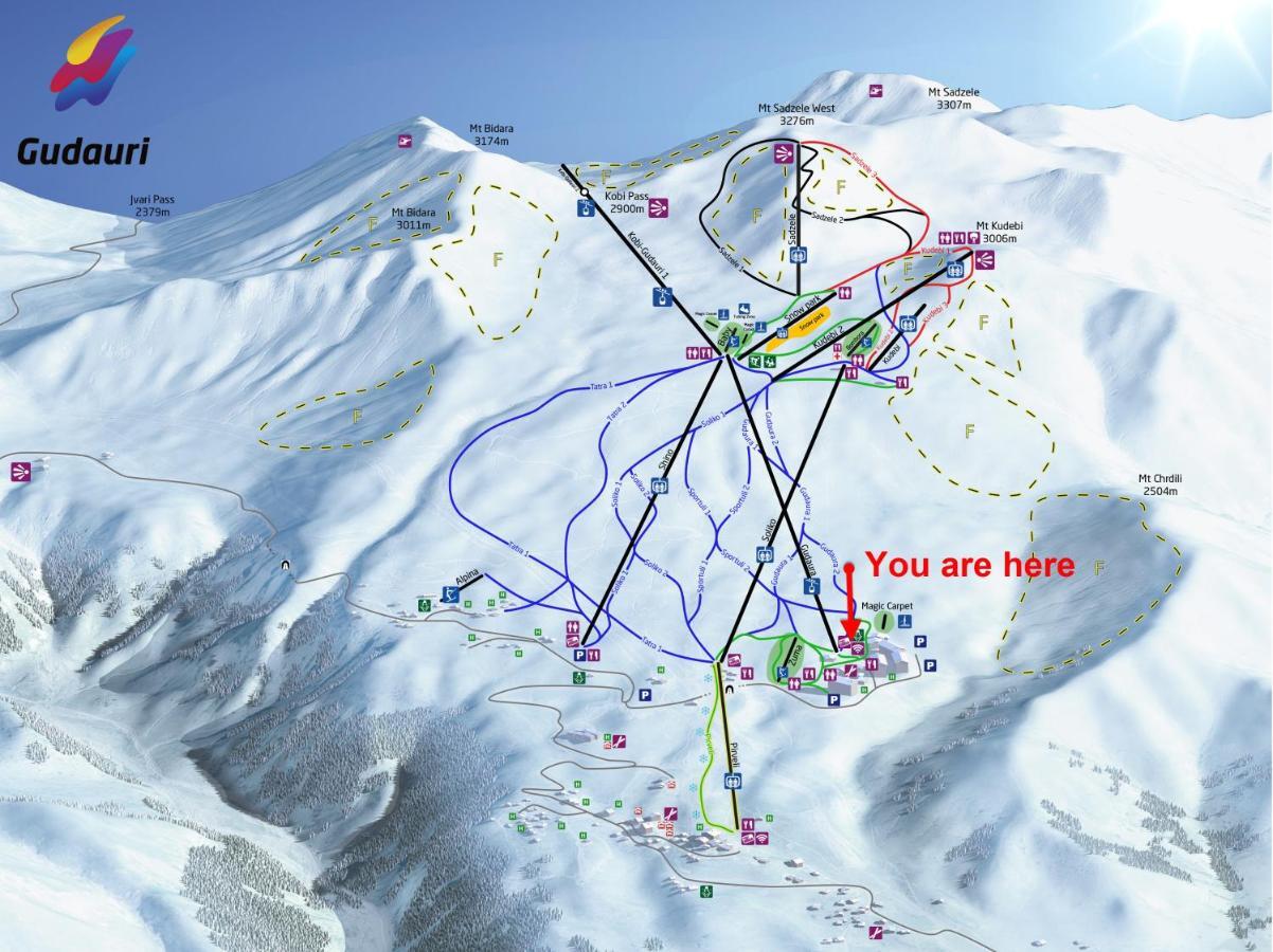 Atrium Exclusive - Ski4Life Gudauri Dış mekan fotoğraf